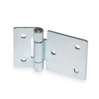 GN 136 Sheet Metal Hinge Steel Zinc-Plated Horizontally Elongated